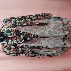 Floral Print 3 Piece Swimsuit